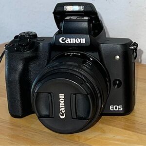 Perfect Condition. Originally $1020 -Canon EOS Black Digital Camera M50